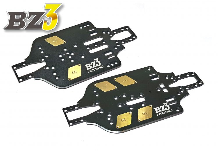 BZ3/MRX Brass 1.5g Weight for Alu. Chassis (1 pair)