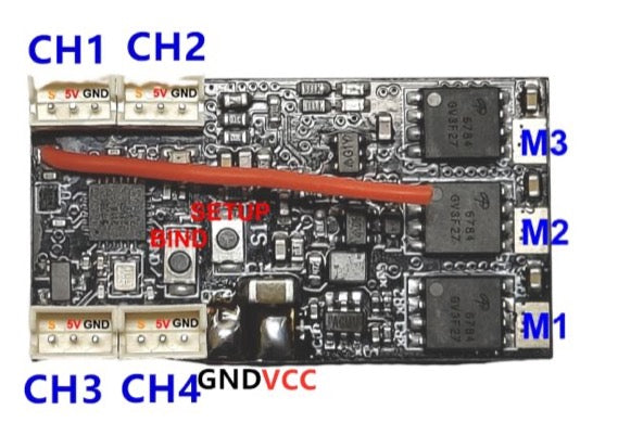 SANWA 4CH RX WITH PN 18A BL ESC