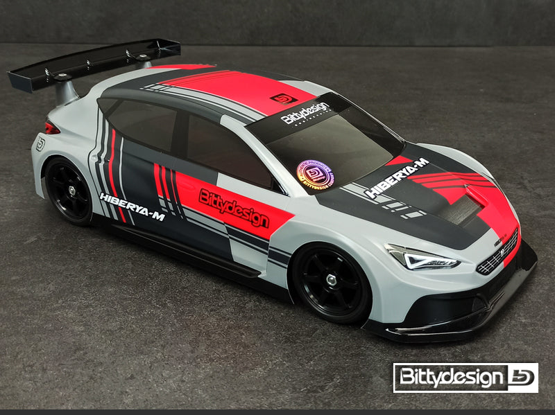 HIBERYA-M 1/10 clear body for 210-225mm M-chassis car