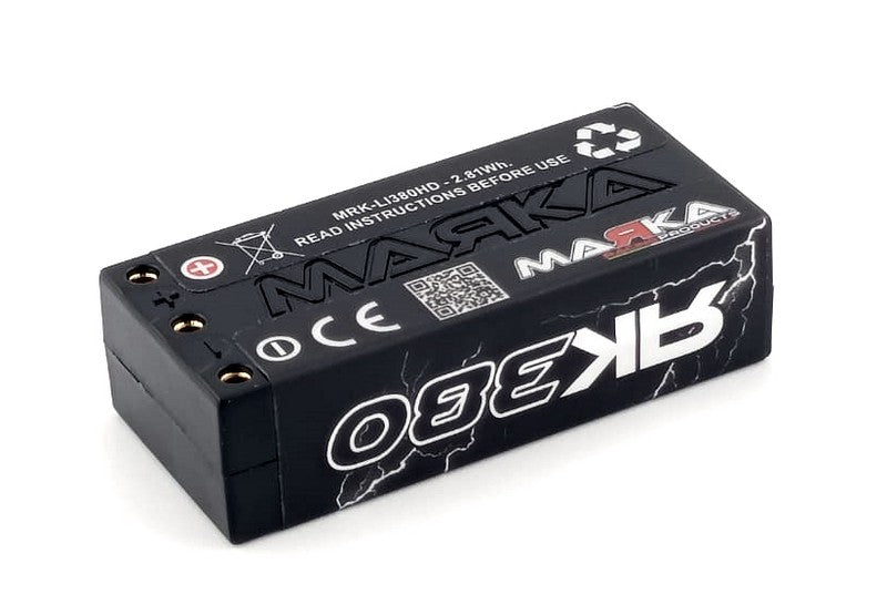 Marka Racing Lipo 2S 7.4V 380mAh 70C Hard-case Battery