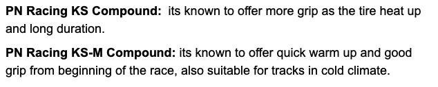 PN Racing Mini-Z KS-M Compound RCP Slick Front Tire SUPER SOFT (2pcs)