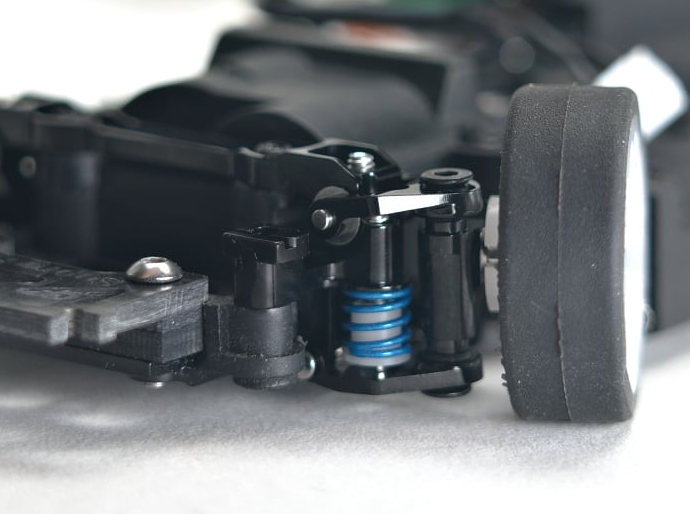 PN Racing Mini-Z V4 MR03/PNR2.5W Double A-Arm Front Suspension (Blue)