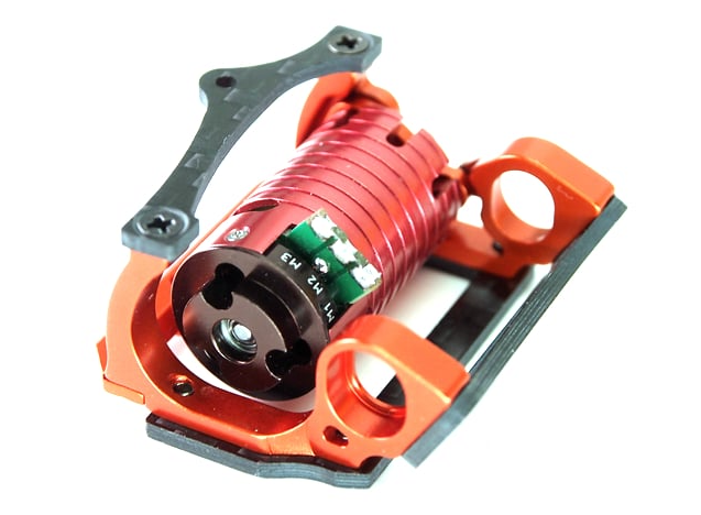 PN Racing Mini-Z V5 LCG 98mm Motor Mount (Orange)