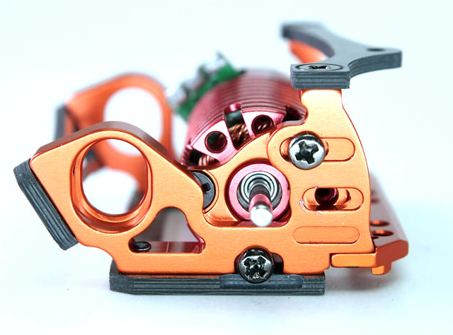 PN Racing Mini-Z V5 LCG 98mm Motor Mount (Orange)