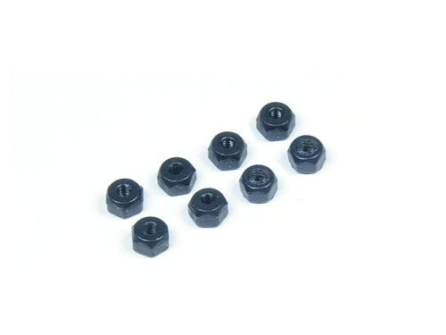 Dura Nylon M2 Wheel Lock Nut (8 pcs for Mini-Z)