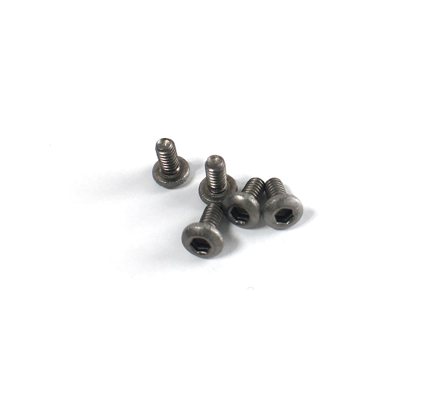 Titanium 2 x 4mm Machine Button Head Screw (5 pcs)