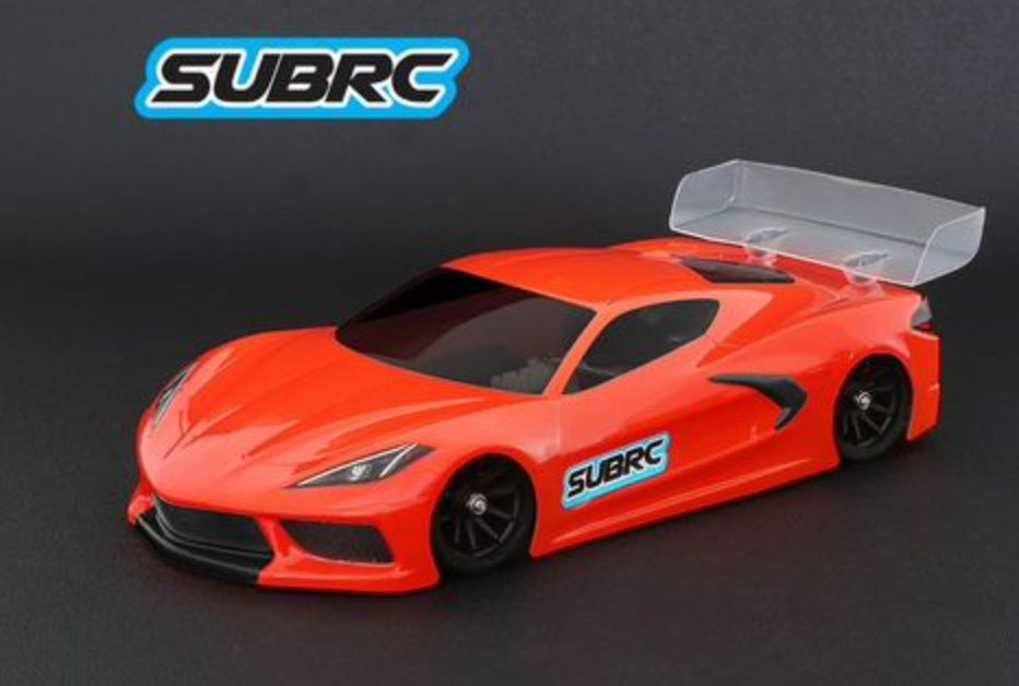 1/28 STR LEXAN TOURING BODYSHELL 98MM (Inspired by Chevrolet Corvette C8R)