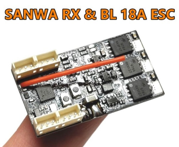 SANWA 4CH RX WITH PN 18A BL ESC