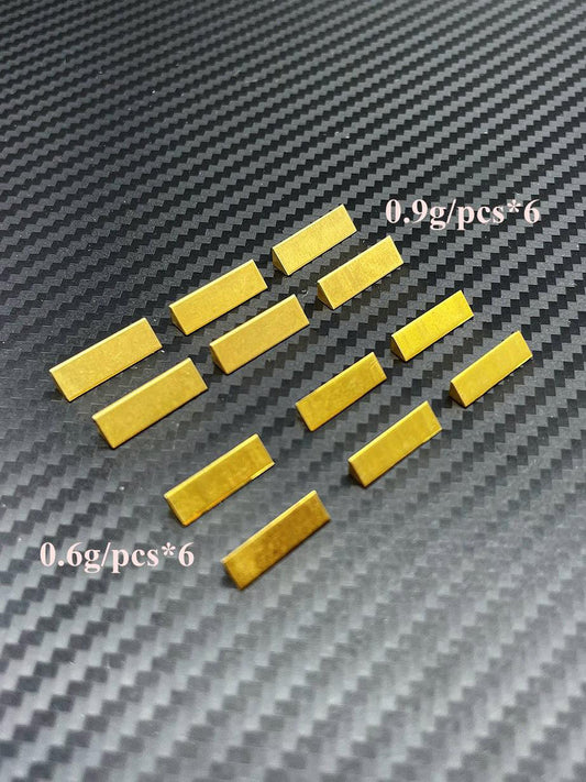KYOSHO™ MR-03 CHASSIS BRASS WEIGHT SET