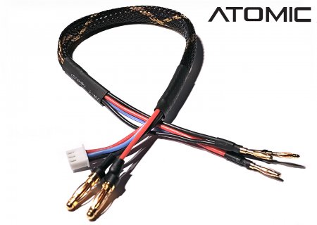 Charge cable for hardcase battery (4mm bullet