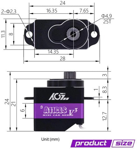 AGFRC A11CLS V3 Programmable Servo High Speed High