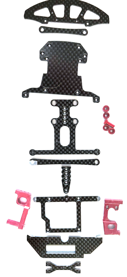 RE-RELEASE: MC3 MR98 Tri-Link Suspension System for Kyosho™ MR03/ PNR 2.5 Platform