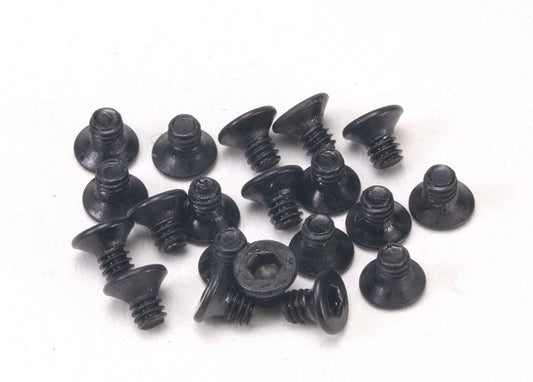 PN Racing M2x3 Countersunk Hardened Carbon Steel Hex Machine Screw (20pcs)