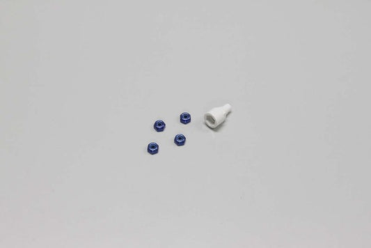 Color Nylon Nut Blue