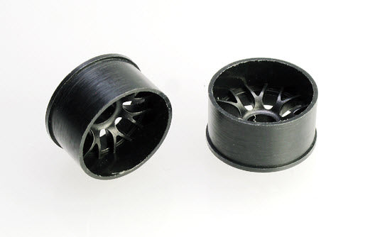 PN Racing Mini-Z 2WD Machine Cut BBS Rear Wheel R2 Black