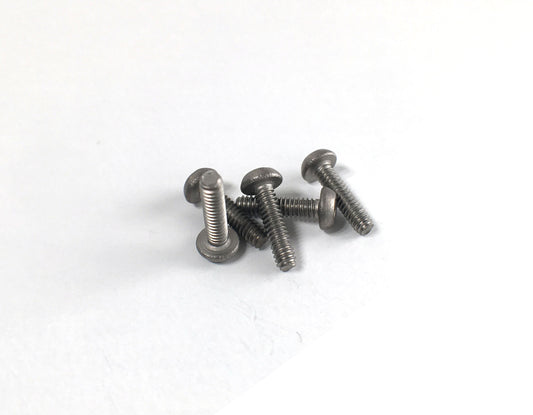 Titanium 2 x 8mm Machine Button Head Screw (5 pcs)