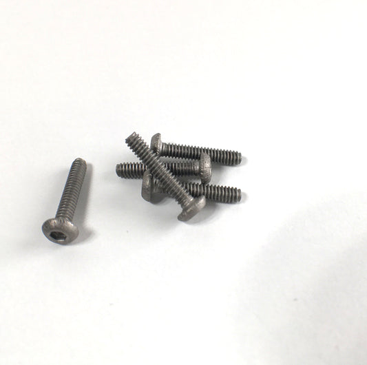 Titanium 2 x 10mm Machine Button Head Screw (5 pcs)