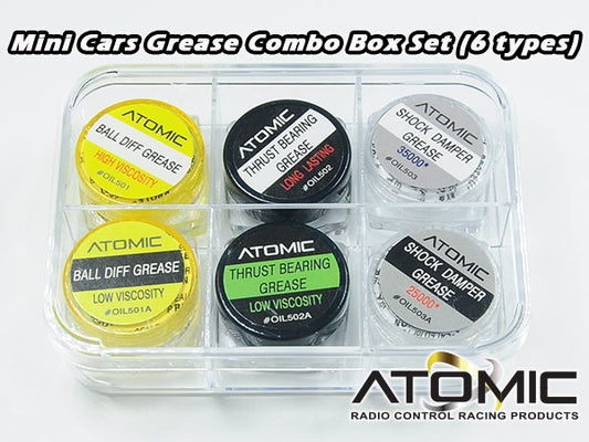 MINI CARS GREASE COMBO BOX SET (6 TYPES)