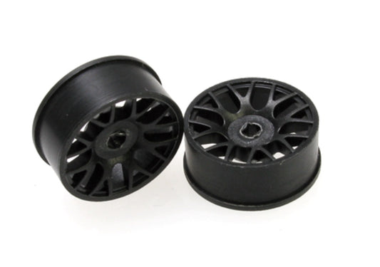 PN Racing Mini-Z AWD Machine Cut BBS Front Wheel F1 Black