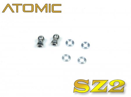 SZ2 Steering Linkage Ball Head (1mm shorter