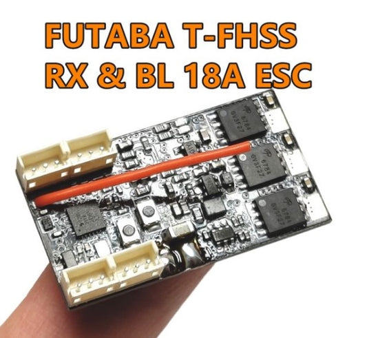 FUTABA T-FHSS 4CH RX WITH PN 18A BL ESC