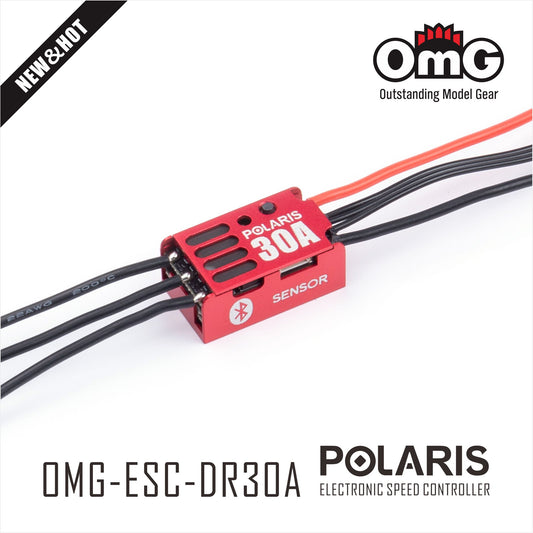 30A Sensored brushless ESC with build-in bluetooth RED