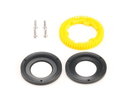 PN PNWC Mini-Z Enclosed Cover Kit Spur Gear 64P 53T (Yellow) for Gear Diff