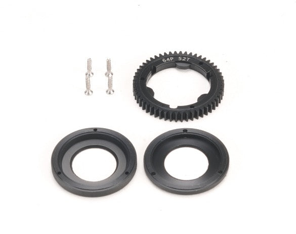 PN Racing Mini-Z Enclosed Cover Kit Spur Gear 64P 52T for Gear Differential